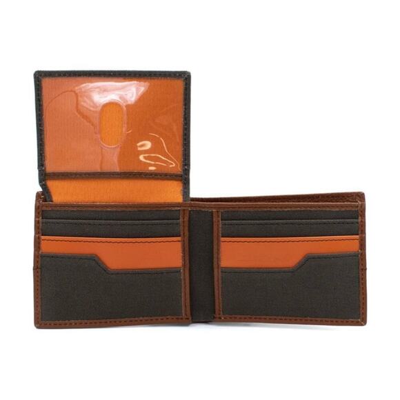 Timberland Mens RFID Wallet Passcase Brown Pro Leather With ID Slot Gift Box - Picture 4 of 9